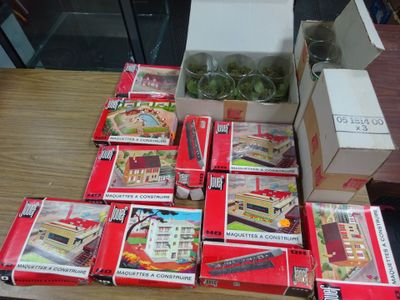 a lot of boxes that are sitting on a table