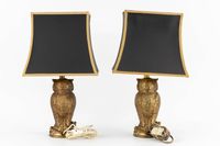 Loevsky & Loevsky, Deknudt, paire de lampes de table ornées … (photo 6)