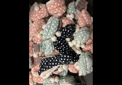 a pile of stuffed animals sitting on top of each other