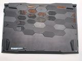 a close up of a laptop that has been turned on