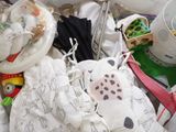 a pile of stuff that is sitting on the floor