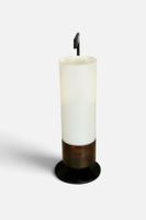 Maison ARLUS, lampe, de forme moderniste, en métal laqué noi… (photo 3)