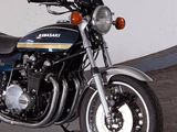 a motorcycle that is parked in a garage