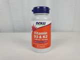 un flacon de vitamines D3 et K2