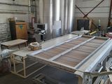 a picture of a large table in a building