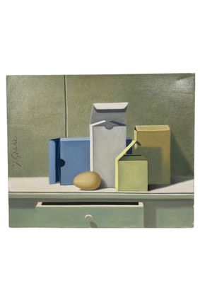 Yves GANNE (1931-2019) "Les boites-1"