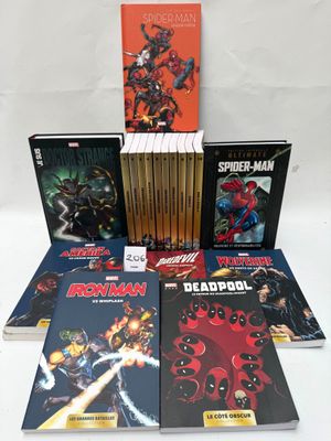 spider - man and deadpool comic books on a white background