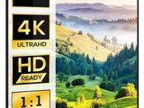 a projector screen with 4k ultra hd ready