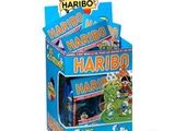 une photo d'un présentoir contenant des cigarettes Haribo dans une boîte