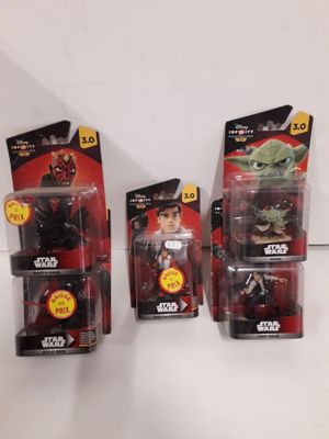 5 figurines disney infinity collection star wars