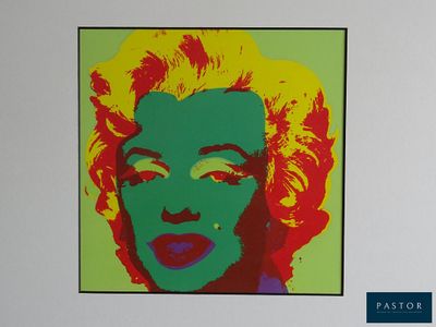 Andy Warhol, « Marilyn Monroe, vert, rouge, jaune et bleu », 1970