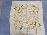 an image of a table cloth with flowers on it
