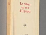 the cover of the book le ruban au cou d ' olympia