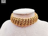 a close up of a necklace on a mannequin mannequin mannequin mannequin mannequin mannequin mannequin mannequin