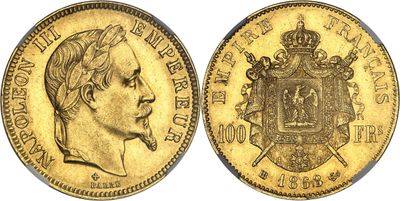 an image of a gold sovereign coin with a crown on it