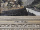 a picture of a painting on the wall of a house