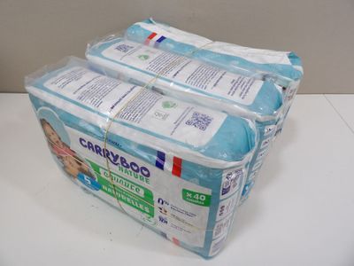 CARRYBOO Nature - Lot de 120 couches "naturelles" en Taille … - Photo 1