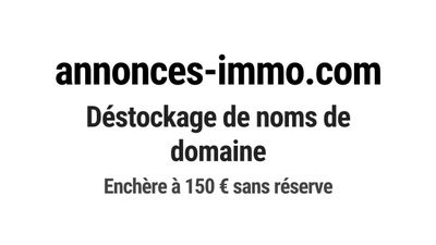 Nom de domaine annonces-immo.com.
