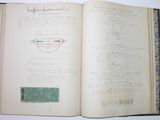 an open book with a drawing of a boat on it