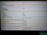 a computer screen with a list of items on it
