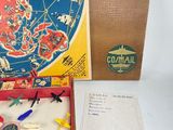 a box with a map of the world inside of it
