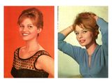 two pictures of a woman with different hair styles