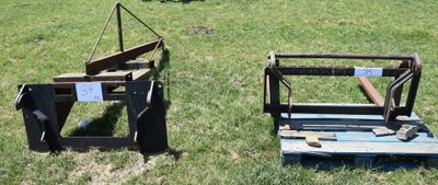 two different types of tools on the grass in the field