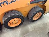 two tires on the back of a small tractor