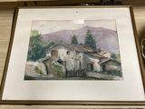 la photo d'une photo représentant une maison posée sur une table