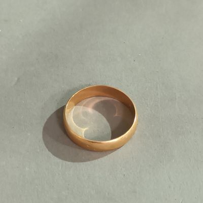 Alliance large en or rose 18K,