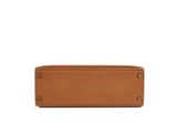 an image of a tan leather wallet on a white background