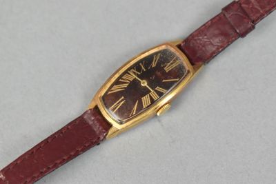 an image of a wrist watch with roman numerals on the face
