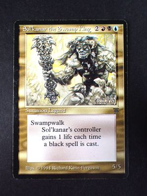 a picture of a card that has a picture of a monster on it