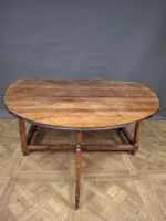 Table à battants en bois posant sur quatre pieds entretoisés (photo 3)