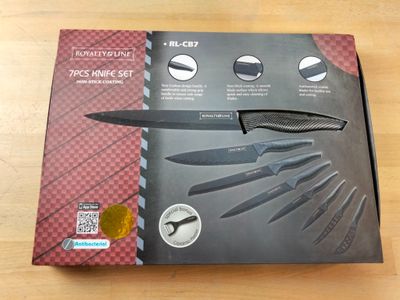 Pack de 7 couteaux de cuisine.