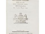 an old book with a black and white image of a lion on it