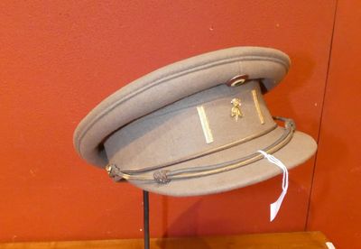 a hat that is sitting on top of a wooden table
