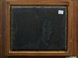 an image of a painting of a man in a suit and tie is hanging on a wall