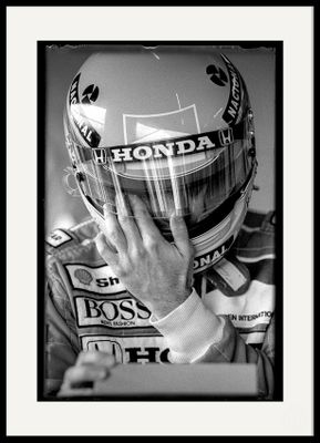 Ayrton Senna "Casque" Silverstone 1991 - N° 02/15