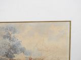 a picture of a painting on the wall of a room