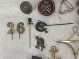 a lot of items that are laying out on the floor