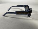 christian dior sunglasses in blue with gold details