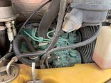 a close up view of the engine of a truck