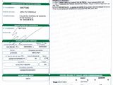 a close up of a document with a picture of a person on it