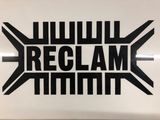 the reclam logo is shown on the side of a sign