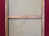 an image of an easel with a piece of paper taped to it