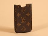 a picture of a wallet case made out of a louis vuitton