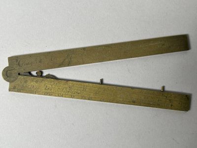 CHAPOTOT à Paris, Compas de proportion d'artillerie dit Demi… - Photo 1