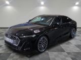 2020 audi s5 sedan in black with a checkered floor
