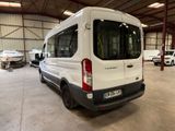 a white van that is parked in a garage